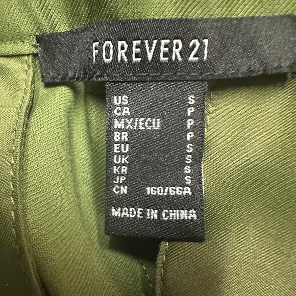 Forever 21 Button-Hem Wide-Leg Pants - Picture 9 of 10